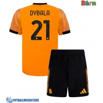 Fotballdrakt Barn AS Roma Paulo Dybala #21 Bortedraktsett 2025-26 Kortermet (+ Korte bukser)